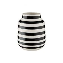 BUTLERS® MALIKA Vase Gestreift Höhe 17cm Gesamt: Breite 13,5cm, Höhe 17cm, Tiefe 13,5cm