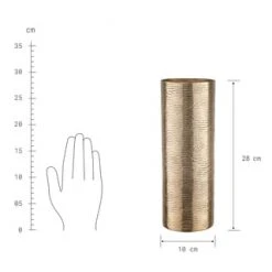 BUTLERS® AUREO Vase Höhe 28cm Gesamt: Breite 10cm, Höhe 28cm, Tiefe 10cm -Angebote Dekoartikel Store unnamed file 1121