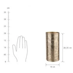 BUTLERS® AUREO Vase Höhe 20cm Gesamt: Breite 10cm, Höhe 20,25cm, Tiefe 10cm -Angebote Dekoartikel Store unnamed file 1126
