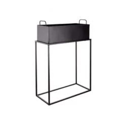BUTLERS® PLANTA Pflanzkasten Mit Gestell B 55 X T 25cm Schwarz
