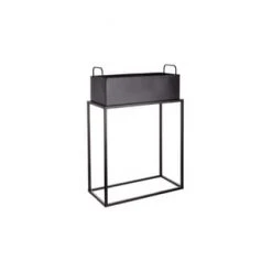 BUTLERS® PLANTA Pflanzkasten Mit Gestell B 45 X T 21cm Schwarz