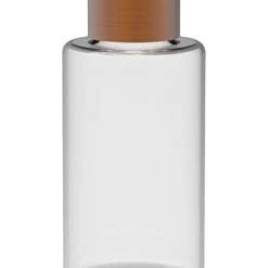 LEONARDO Vase "Varese", Metallisch Glänzender Hals, 15cm Gesamt: Höhe 15cm, Durchmesser 7cm