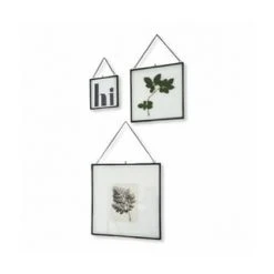 LOBERON Bilderrahmen 3er Set Radu Schwarz/klar