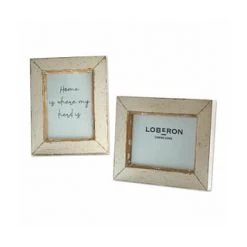LOBERON Bilderrahmen 2er Set Assen Creme