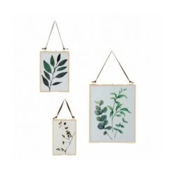 LOBERON Bilderrahmen 3er Set Ruston Antikgold/klar