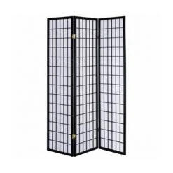 IDIMEX Paravent Raumteiler Spanische Wand PARA-1 Schwarz