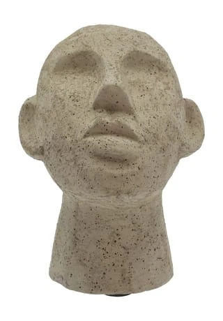 Villa Collection Figur "Kopf", Zement, 23 Cm OLIV 3 Villa Collection Figur "Kopf", Zement, 23 Cm OLIV