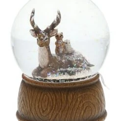 GALERIA Home Schüttelkugel, Waldtiere BRAUN