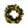 Näve Leuchten LED-Weihnachtskranz Mit Beeren Und Tannenzapfen - D: 35cm -Angebote Dekoartikel Store unnamed file 305