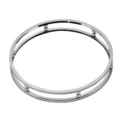 Fink Glastablett "Cosima", Edelstahl, Ø 30 Cm SILBER