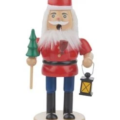 GALERIA Home Räuchermännchen "Santa Mit Laterne", 20 Cm ROT