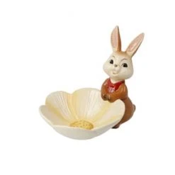 Goebel Figur Hase Mit Schale "Frohe Ostern" Bunt