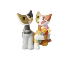Goebel Figur Rosina Wachtmeister - Katzen Mazzo Di Fiori Bunt