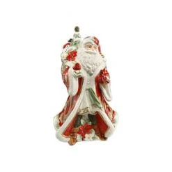 FITZ AND FLOYD® Spieluhr Santa Mit Geschenken Auf Dem Rücken Bunt