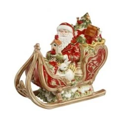 FITZ AND FLOYD® Dose Santa Auf Schlitten Bunt