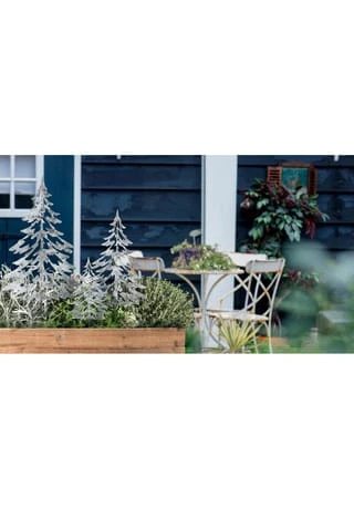 PURE DAY Gartenstecker-Set, 3-tlg. Fichten Schwarz 5 PURE DAY Gartenstecker-Set, 3-tlg. Fichten Schwarz – Bild 3