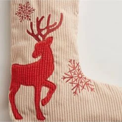 PURE DAY Weihnachtsstrumpf-Set, 4-tlg. Navidad Beige -Angebote Dekoartikel Store unnamed file 677