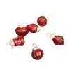 LOBERON Weihnachtsschmuck 6er Set Levier Rot Rot