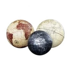 LOBERON Deko-Kugeln 3er Set World Bunt Bunt