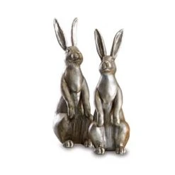 Raumteiler Verkaufsgeschäft 23 LOBERON Deko-Hase 2er Set Peter & Paul Silber Silber