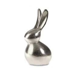 LOBERON Deko-Hase Benji Silber Silber