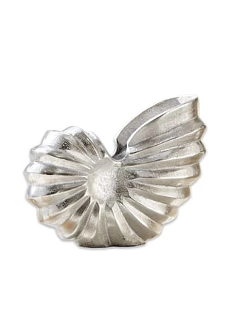 LOBERON Deko-Ammonit Whirl Silber Silber 3 LOBERON Deko-Ammonit Whirl Silber Silber