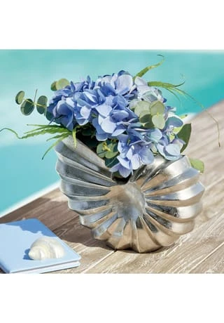 LOBERON Deko-Ammonit Whirl Silber Silber 6 LOBERON Deko-Ammonit Whirl Silber Silber – Bild 4