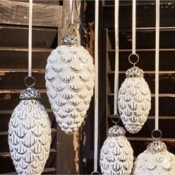 LOBERON Weihnachtsschmuck 6er Set Éva Antikweiß Antikweiß -Angebote Dekoartikel Store unnamed file 807