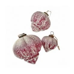 Raumteiler Verkaufsgeschäft 46 LOBERON Weihnachtsschmuck 3er Set Cuon Lila/weiß Lila/weiß