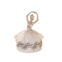 LOBERON Spieluhr Malinka Antikweiß/antikgold Antikweiß/antikgold