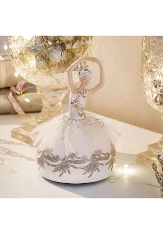 LOBERON Spieluhr Malinka Antikweiß/antikgold Antikweiß/antikgold 4 LOBERON Spieluhr Malinka Antikweiß/antikgold Antikweiß/antikgold – Bild 2