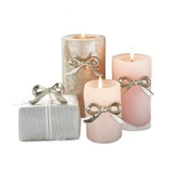 LOBERON Deko-Pin 4er Set Eve Antiksilber Antiksilber