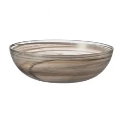 LEONARDO Schale, Flach, 28 Cm, Aus Halbtransparentem Glas Gesamt: Länge 29cm, Breite 29cm, Höhe 3cm