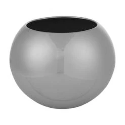 Fink Vase "Moon", Vernickelt, 16 Cm Gesamt: Höhe 16cm, Durchmesser 20cm